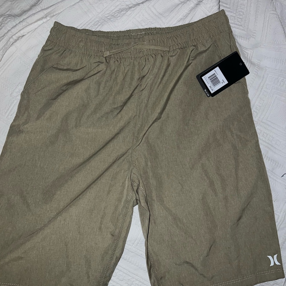 Hurley Men's Khaki Athletic Shorts